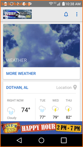 WDHN Weather DothanFirst.com screenshot