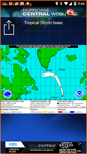 WDSU Hurricane Central screenshot