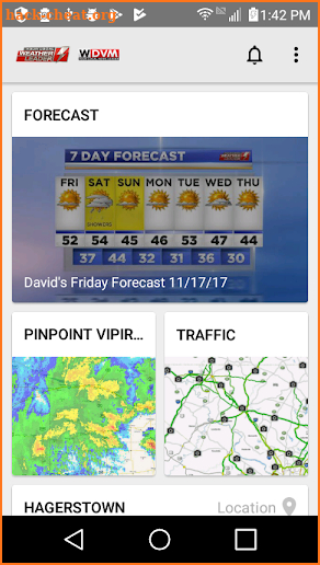 WDVM Weather - localDVM.com screenshot