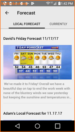WDVM Weather - localDVM.com screenshot