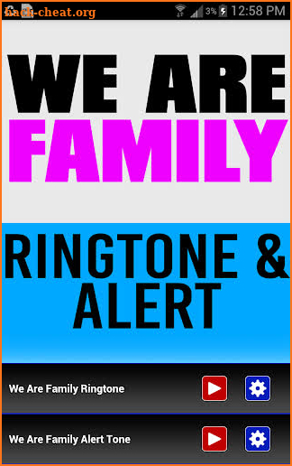We Are Family Ringtone & Alert screenshot
