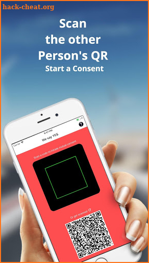 We Say Yes! Sexual Consent - Give Consent App screenshot