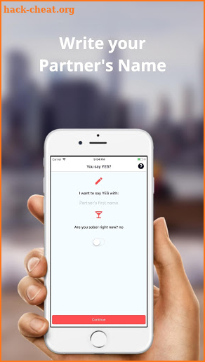We Say Yes! Sexual Consent - Give Consent App screenshot