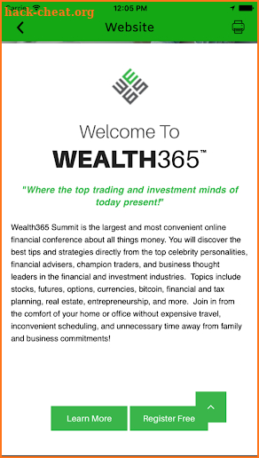 Wealth365 screenshot