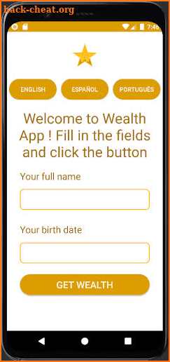 WealthApp screenshot