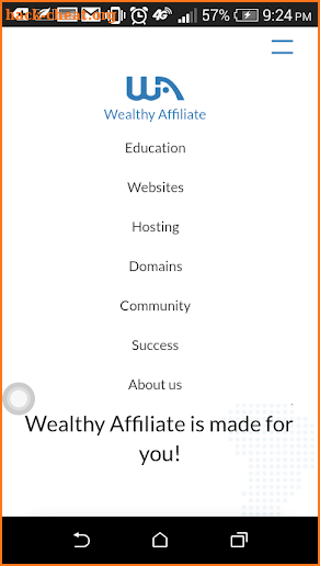 Wealthyaffiliate Online University screenshot
