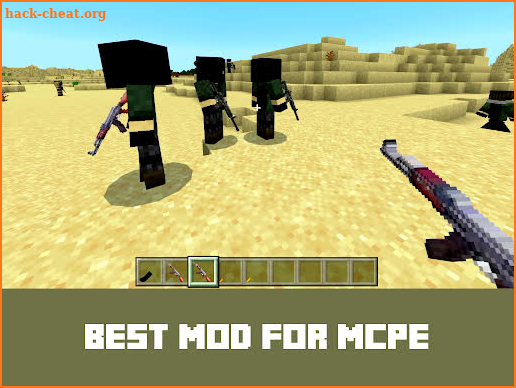 Weapon Mod for Minecraft PE screenshot
