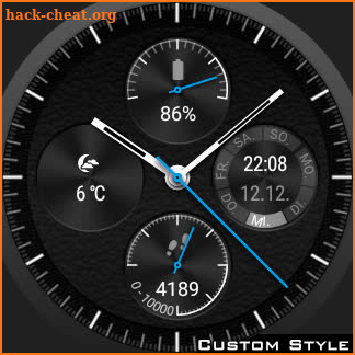 Wear Chronograph Watch Face screenshot