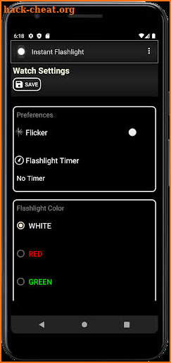 Wear Flashlight screenshot