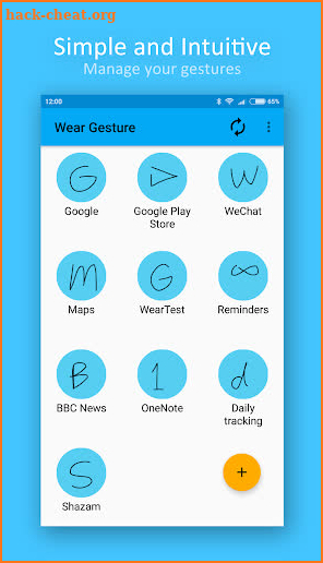 Wear Gesture Launcher - Wear OS - Wear launcher screenshot