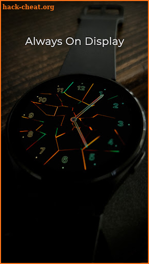 Wear OS Watch Neon Shatte screenshot