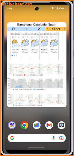 Weather 120 Widget screenshot