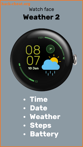 Weather 2 Watch face screenshot