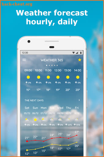 Weather 365 - Weather Forecast & Notification screenshot