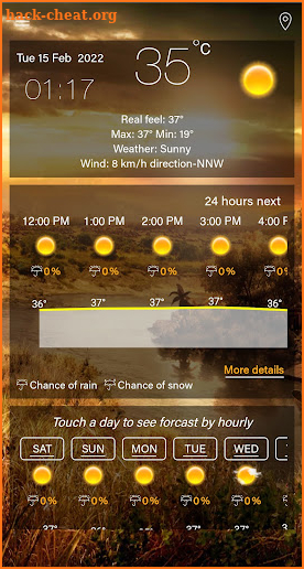 Weather screenshot