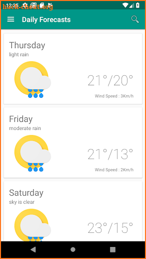 Weather Active screenshot