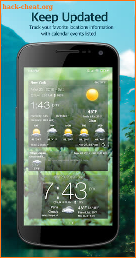 Weather Advanced for Android screenshot
