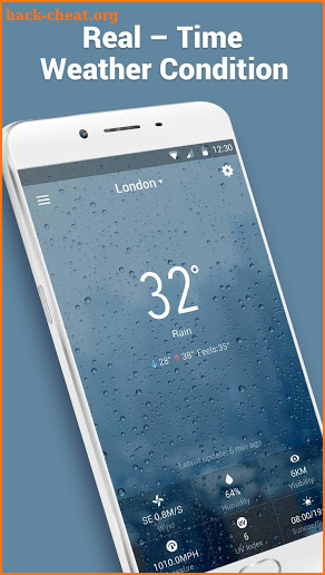 weather alert&warnings app screenshot