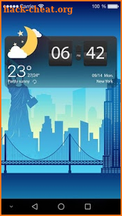 Weather & Clock Widget-Apollo screenshot