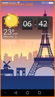 Weather & Clock Widget-Apollo screenshot