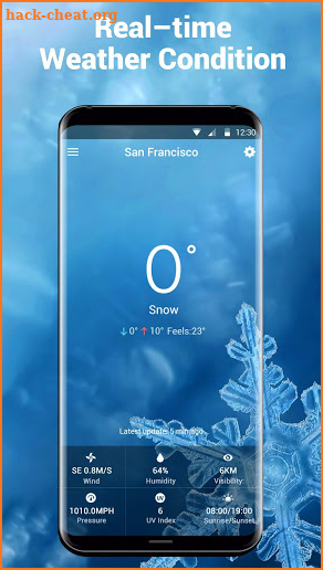 weather and news Widget app screenshot