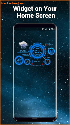 weather and news Widget ☂ screenshot