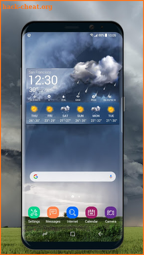 weather and temperature app Pro screenshot