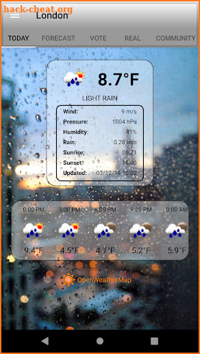Weather App: Make your own weather w/ a can of fun screenshot