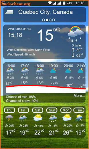 Weather App: Real time live weather forecast screenshot