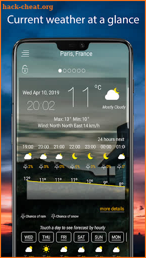 Weather app - weather channel Apps screenshot