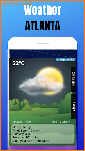Weather Atlanta - Weather channel app EEUU screenshot