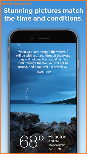 Weather Bible - Daily Christian Verses + Forecast screenshot