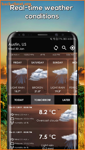 Weather Channel App Hourly Weather Forecast Pro screenshot