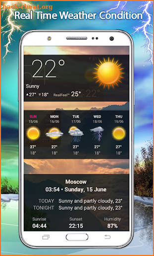 Weather: Clock and Widget screenshot