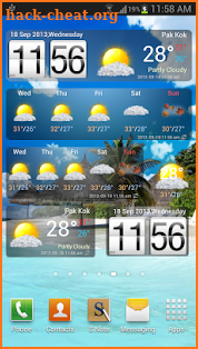 Weather Clock Pro screenshot