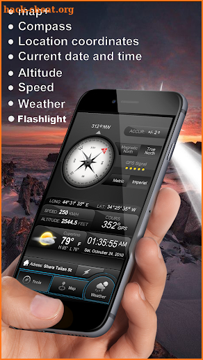 Weather Compass GPS+ screenshot
