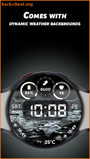 Weather Dial - Watch face screenshot