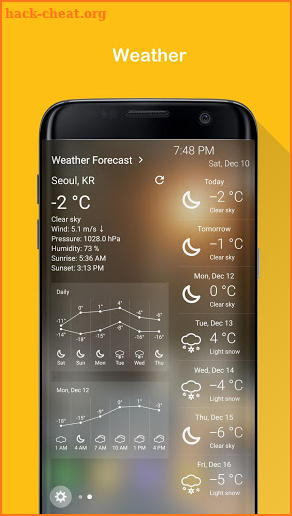 Weather for Edge Panel screenshot