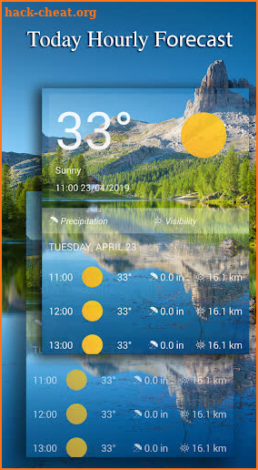 Weather Forecase - Widget weather screenshot