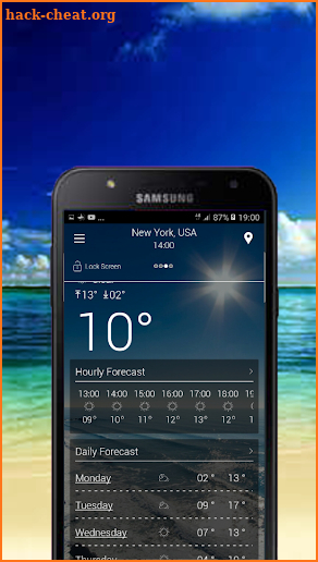 Weather forecast & Radar - App free screenshot
