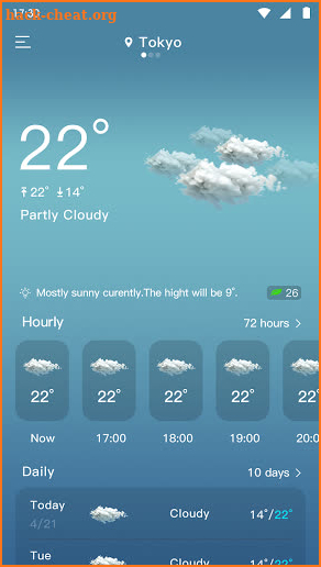 Weather Forecast & Rain Radar Live -  WeaUmbla screenshot