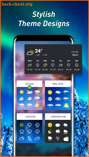 Weather forecast & weather alerts & forecast radar screenshot