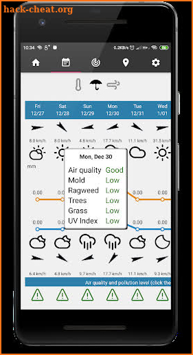 Weather Forecast App, Radar, Widget and Alerts screenshot