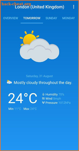 Weather Forecast (free & no ads) screenshot