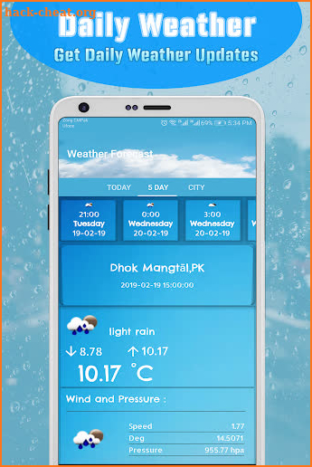 Weather Forecast - Hourly Weather Updates Live screenshot