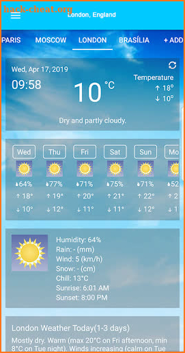 Weather Forecast - Live accurate weather forecast screenshot