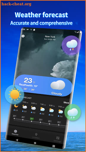 Weather Forecast - Local Forecast - Radar - Widget screenshot