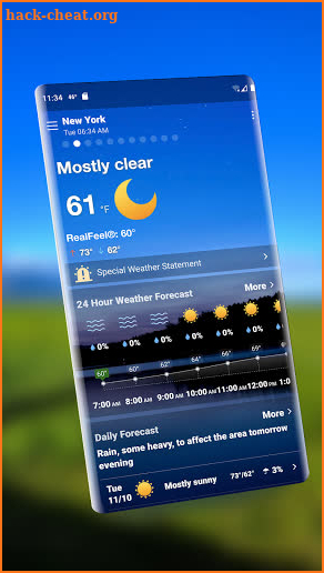 Weather Forecast - Local Weather Alerts - Widget screenshot