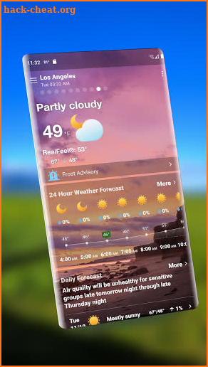 Weather Forecast - Local Weather Alerts - Widget screenshot
