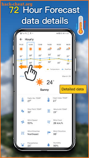Weather Forecast - local weather app screenshot